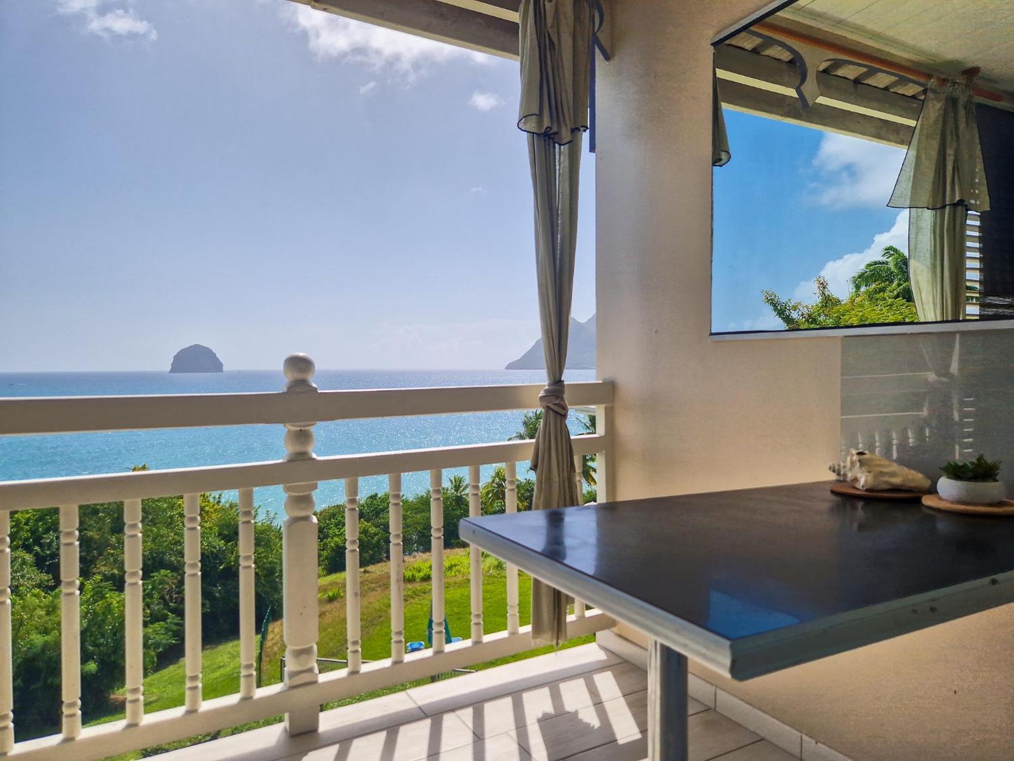 Appartement terrasse vue mer et piscine Le Diamant Extérieur photo