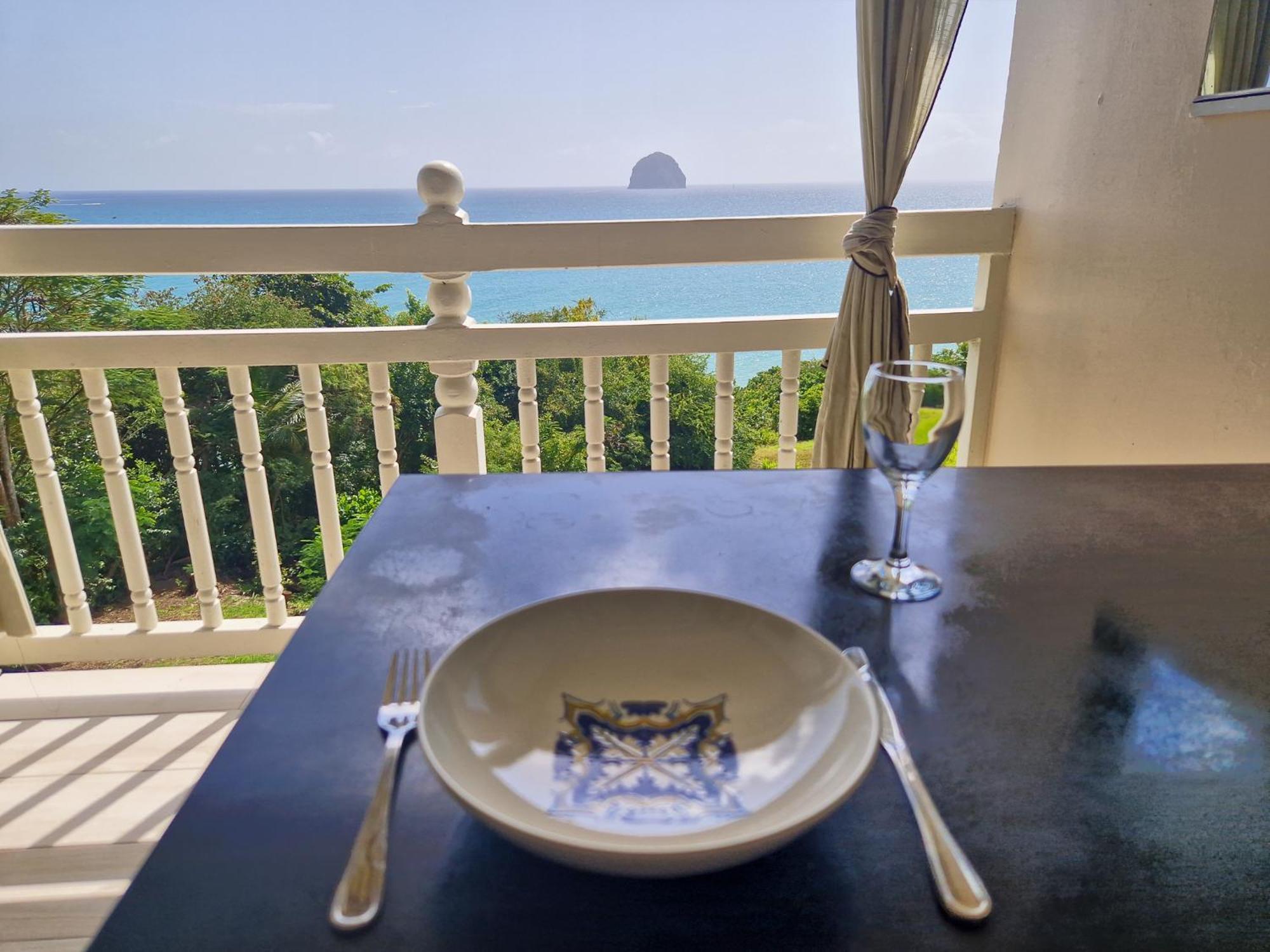 Appartement terrasse vue mer et piscine Le Diamant Extérieur photo