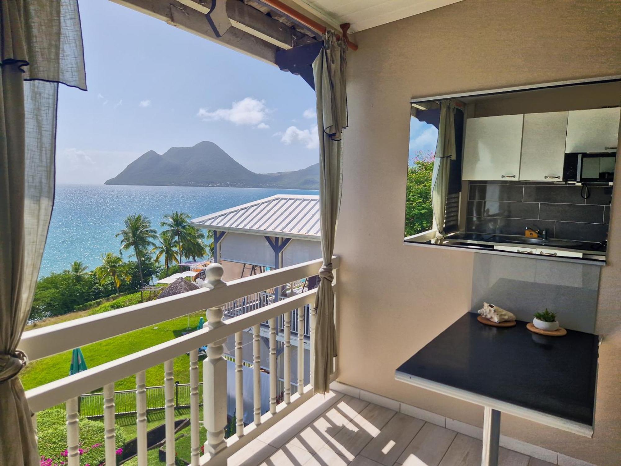 Appartement terrasse vue mer et piscine Le Diamant Extérieur photo